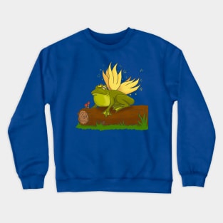 Fairy Frog Prince Crewneck Sweatshirt